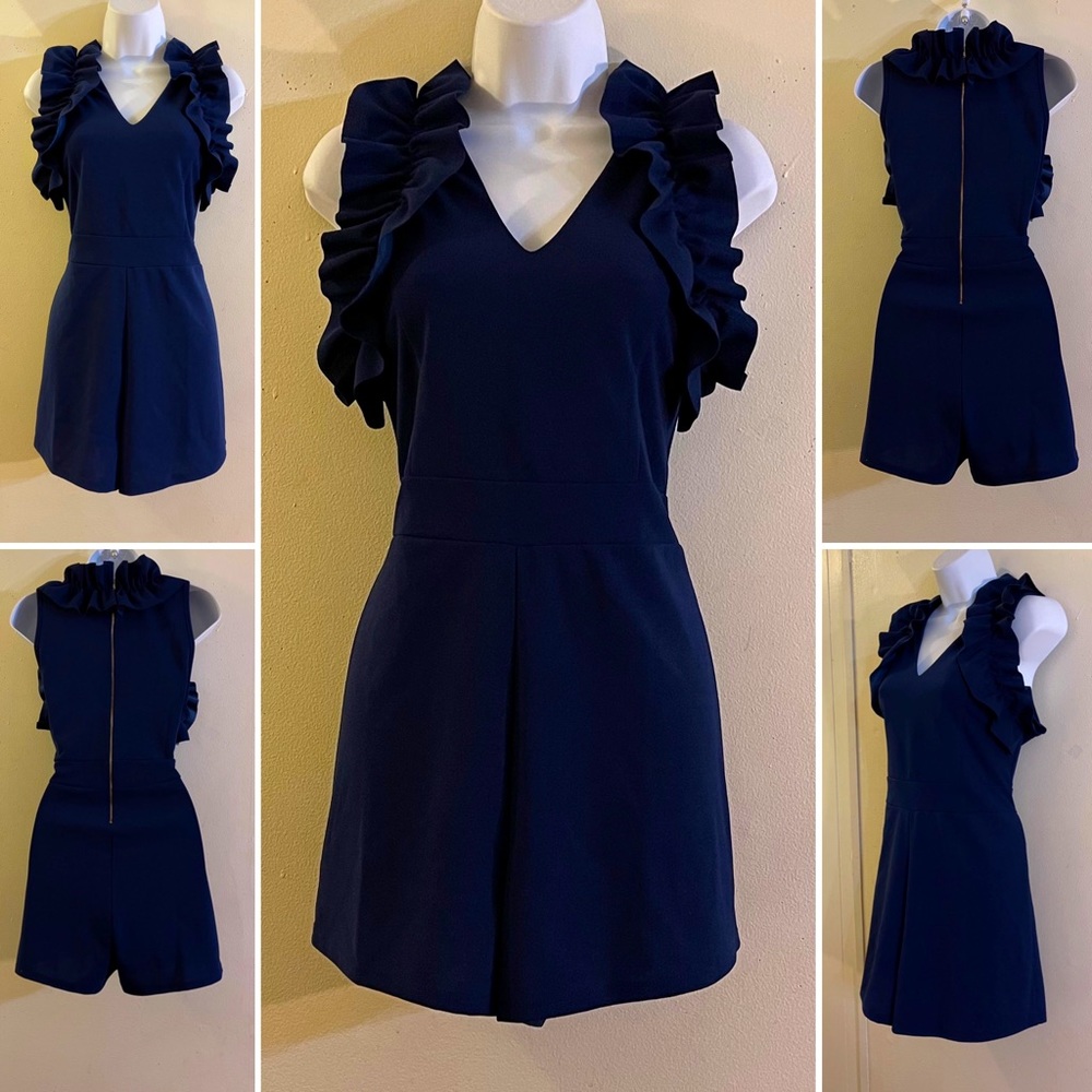 Ruffle Detail Romper